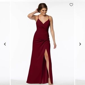 The Edit By David’s Bridal Studio cowl Back Dress NWT